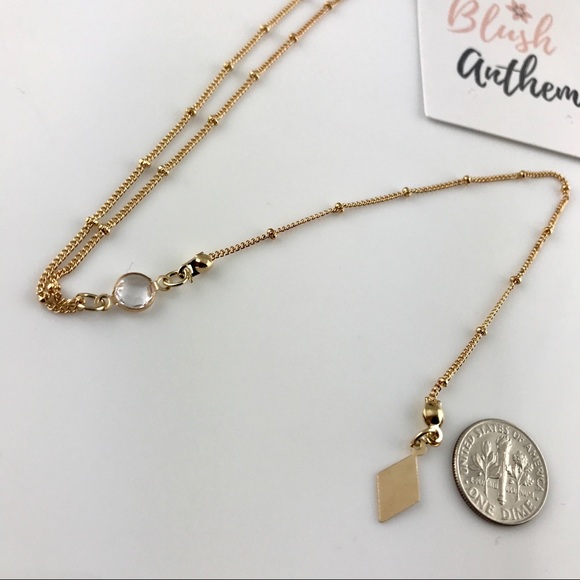 3 for $25⚡️micro bead crystal tassel necklace - Picture 7 of 8